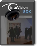 Video analytics software developement kit image, analyzing the video at a meuseum.