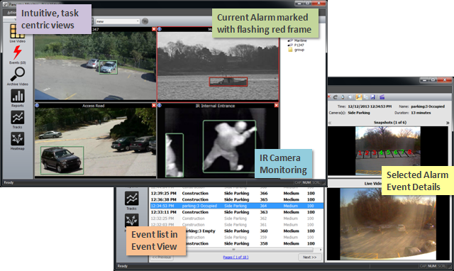 image of intuVision VA Monitor GUI